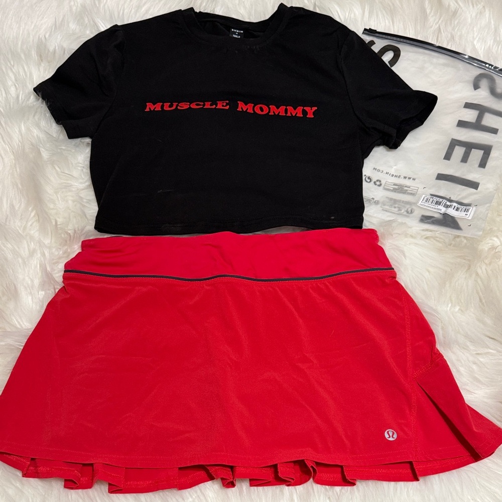 Lululemon skort & Crop Top bundle